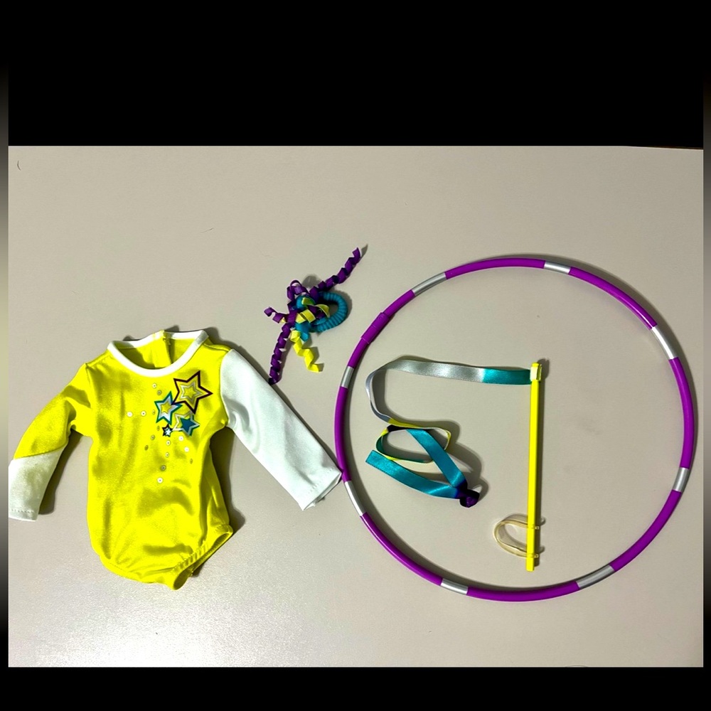 American Girl Doll McKenna Performance Set Gymnastics Retired EUC
